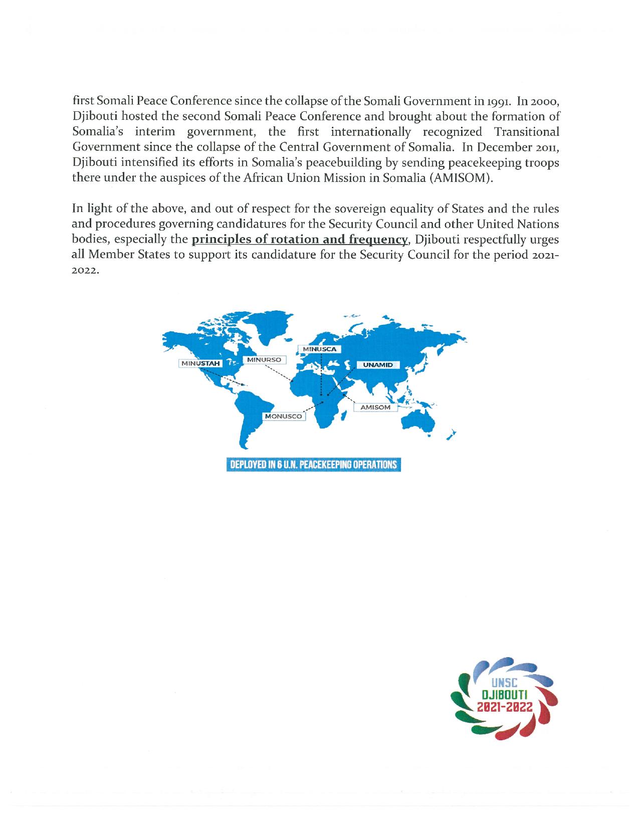 On December 5th 2019, Djibouti officially launches its campaign to run